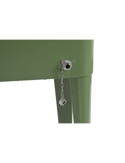 Portable Fridge DKD Home Decor 74 x 43 x 80 cm Steel Green polypropylene 56 L