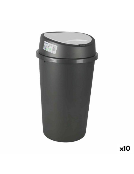 Abfalleimer Tontarelli Push Grau Weiß 25 L (10 Stück)