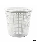 Papierkorb Dem Office Weiß (12 Stück) (ø 27 x 25,5 cm)
