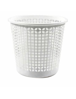 Papierkorb Dem Office Weiß (12 Stück) (ø 27 x 25,5 cm)