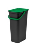 Poubelle recyclage Tontarelli Moda Noir Vert 24 L (6 Unités)
