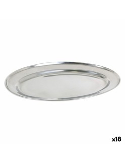 Schale Privilege 42853 Edelstahl Oval (18 Stück) (35 x 22,2 cm)