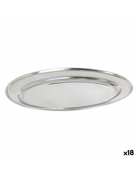 Schale Privilege 42853 Edelstahl Oval (18 Stück) (35 x 22,2 cm)