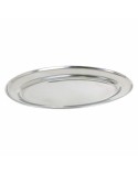 Schale Privilege 42853 Edelstahl Oval (18 Stück) (35 x 22,2 cm)