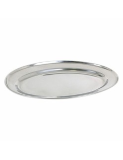 Schale Privilege 42853 Edelstahl Oval (18 Stück) (35 x 22,2 cm)