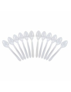 Set de cuillères réutilisables Algon Transparent 36 Unités