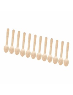 Couverts jetables Bois 36 Unités 16 x 3,3 x 1,7 cm