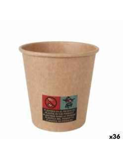Set di Bicchieri Algon Cartone Monouso 36 Unità 120 ml (50 Pezzi)
