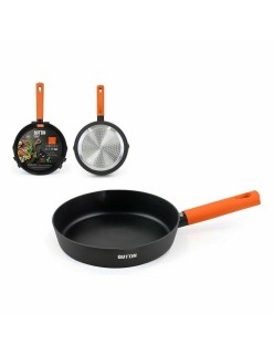 Frigideira Quttin Gastro Preto Laranja 43 x 25 x 5 cm (6 Unidades)
