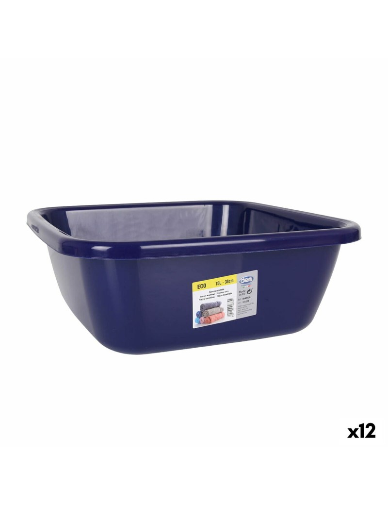 Bassine Dem Eco 38 x 38 x 15 cm Bleu