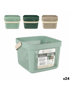 Panier Multi-usages Confortime Plastique 5 L 20 x 20 x 15,5 cm (24 Unités)