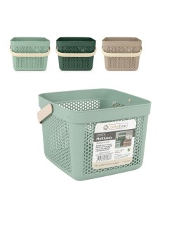 Multi-purpose basket Confortime Plastic 5 L 20 x 20 x 15,5 cm (24 Units)