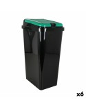 Poubelle recyclage Tontarelli Vert 45 L (6 Unités)