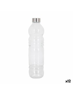 Bottle Anna Glass 1 L 8 x 8 x 31 cm (12 Units)
