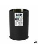 Pot pour ustensiles de cuisine Quttin Crocodile Acier inoxydable Ø 12,6 x 18 cm (12 Unités)