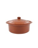 Tacho Azofra Barro cozido 24,5 x 23 x 16,7 cm Com tampa (3 Unidades)