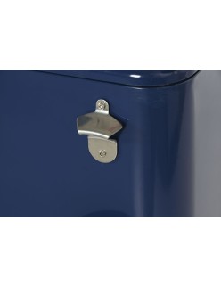 Portable Fridge Home ESPRIT Navy Blue Steel polypropylene 56 L 74 x 43 x 80 cm