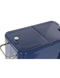 Portable Fridge Home ESPRIT Navy Blue Steel polypropylene 56 L 74 x 43 x 80 cm