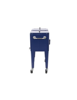 Portable Fridge Home ESPRIT Navy Blue Steel polypropylene 56 L 74 x 43 x 80 cm