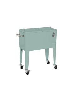 Portable Fridge Home ESPRIT Green Steel polypropylene 56 L 74 x 43 x 80 cm