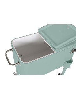Portable Fridge Home ESPRIT Green Steel polypropylene 56 L 74 x 43 x 80 cm