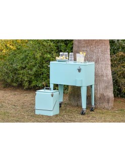 Portable Fridge Home ESPRIT Green Steel polypropylene 56 L 74 x 43 x 80 cm