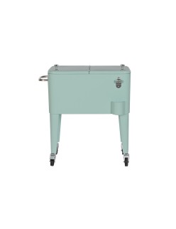 Portable Fridge Home ESPRIT Green Steel polypropylene 56 L 74 x 43 x 80 cm