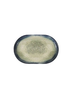 Tablett für Snacks La Mediterránea Olaf Oval 20 x 13 x 2 cm
