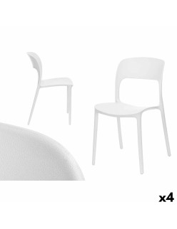 Sedia impilabile PP-637-W 4 Unità