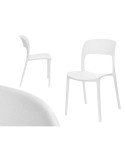 Sedia impilabile PP-637-W 4 Unità