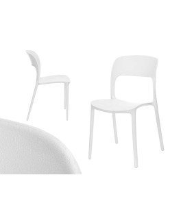 Sedia impilabile PP-637-W 4 Unità