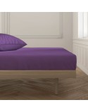 Lenzuolo con angoli aderenti Happy Home MixColors Lilla Piazza e mezza