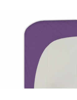 Lenzuolo con angoli aderenti Happy Home MixColors Lilla Piazza e mezza