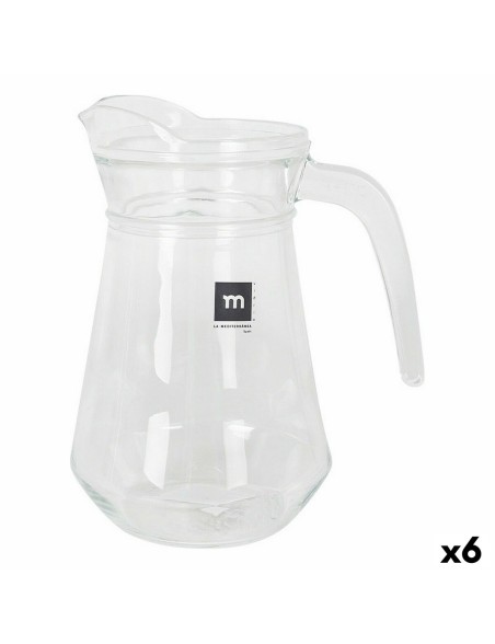 Carafe en Verre Transparent Inde Bar verre (6 Unités)