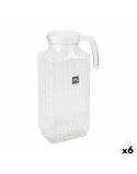 Boccale con Coperchio e Dosatore La Mediterránea Chrysler 1,8 L Vetro (6 Unità)