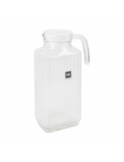 Boccale con Coperchio e Dosatore La Mediterránea Chrysler 1,8 L Vetro (6 Unità)