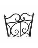 Chaise de jardin DKD Home Decor Noir Céramique Multicouleur Forge (39 x 50 x 93 cm)