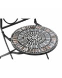 Chaise de jardin DKD Home Decor Noir Céramique Multicouleur Forge (39 x 50 x 93 cm)
