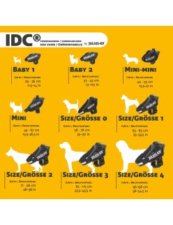 Arnês para Cães Julius K9 IDC Preto M/L