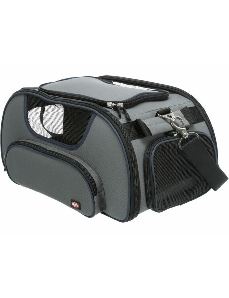 Bolso para Mascotas Trixie Airline Wings Azul Gris Poliéster Goma Eva 28 × 23 × 46 CM