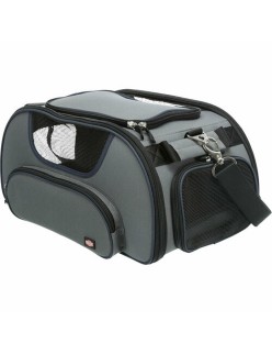 Bolso para Mascotas Trixie Airline Wings Azul Gris Poliéster Goma Eva 28 × 23 × 46 CM