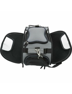 Bolso para Mascotas Trixie Airline Wings Azul Gris Poliéster Goma Eva 28 × 23 × 46 CM