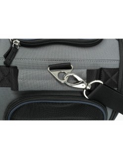 Bolso para Mascotas Trixie Airline Wings Azul Gris Poliéster Goma Eva 28 × 23 × 46 CM