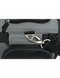 Bolso para Mascotas Trixie Airline Wings Azul Gris Poliéster Goma Eva 28 × 23 × 46 CM