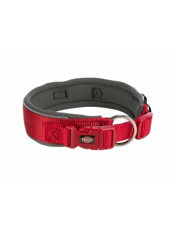 Collar para Perro Trixie Premium Rojo Grafito L/XL 53-62 cm