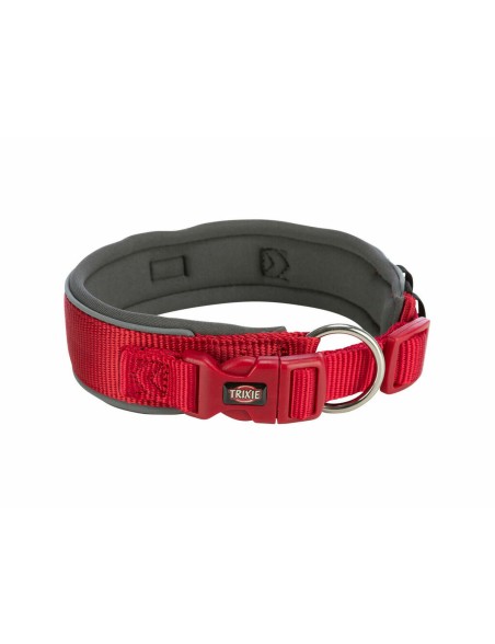 Collar para Perro Trixie Premium Rojo Grafito L/XL 53-62 cm