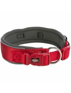 Collar para Perro Trixie Premium Rojo Grafito L/XL 53-62 cm