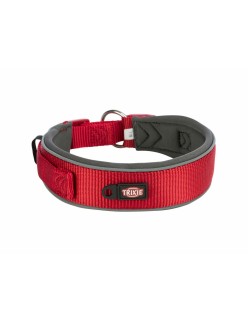 Collar para Perro Trixie Premium Rojo Grafito L/XL 53-62 cm