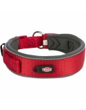 Collar para Perro Trixie Premium Rojo Grafito L/XL 53-62 cm