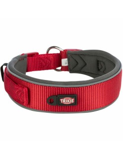 Collar para Perro Trixie Premium Rojo Grafito L/XL 53-62 cm